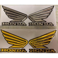 Sticker Boon Siew Honda Logo jenis timbul Chrome Honda Ex5 Honda C70 Honda Bulat Honda jbo cdi