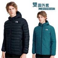 【美國 The North Face】男新款 700FPl 超輕保暖鵝絨雙面穿羽絨外套.防潑水防風夾克/4NG3-TE8 藏青 N