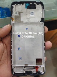 Frame Redmi Note 10 Pro (4G) ORIGINAL Midle Frem Prem Tulangan Tulang Tengah Tatakan LCD Bazel Bezel Redmi Note 10 Pro 4G