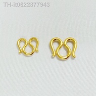สินค้าราคาถูก ตะขอสร้อยคอสำหรับขนาด 1 สลึง - 5 บาท งานทองไมครอน ชุบทอง