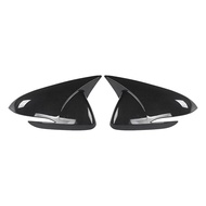 Carbon Fiber Car Rear View Mirror Cover Side Door Mirror Shell Decoration Trim For Hyundai Elantra AD 2016-2020