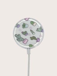 仙人掌圖案Magsafe充電器殼