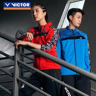 【新品上市】VICTOR威克多 針織運動外套女羽球服男上衣線條設計95602 96602 這貨好看