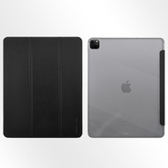 Metal-Slim Apple iPad Pro 12.9 (第5代) 2021 高仿小牛皮三折立架式保護皮套(袋裝)