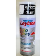 สีสเปรย์ Leyland รองพื้นเกาะเหล็ก พลาสติก โครเมี่ยม สีขาว (Acrylic Primer WHITE) # PW-710