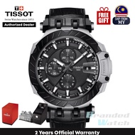 [Official Warranty] Tissot T115.427.27.061.00 Men's T-Race Automatic Chronograph Leather Strap Watch (watch for men / jam tangan lelaki / tissot watch for men / tissot watch / men watch)