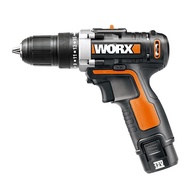 【WORX 威克士】12V鋰電雙速電鑽-雙電池套裝組(WX128.6)