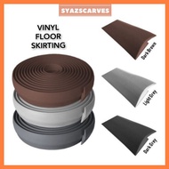 Cazz PVC Vinyl Floor Skirting, Floor Closing Strips, Floor Trimming Strips, Side Bar Side Skirting (Meter)