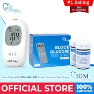 Indoplas Elite Blood Glucose Meter Glucometer IGM105 With 1 Box of Test Strip∫∮∵