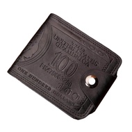 Women Men Bifold Business Leather Wallet ID Credit Card Holder zipper Pockets