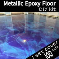 Metallic Epoxy Floor Floor Coating Clear Epoxy Resin for Flooring Metallic Powder