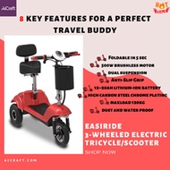 🍀 [SG STOCK] EZRide-A Personal Mobility Assistance PMA Foldable Senior Elderly Scooter LTA Approved