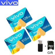 ฟรี + COD Vivo 1024GB 512GB 256GB 128GB Micro การ์ด SD XC Microsd โทรศัพท์มือถือ TF Card C10V