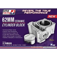 UMA RACING BLOCK ASSY LC135 BELANG150 BELANG 150 Y125ZR Y125Z Y15ZR NMAX155 NMAX 155 N-MAX 155 WAVE110 WAVE 110 RS150 RS 150 SONIC150 SONIC 150 NVX155 NVX 155 Y15ZR LC135 V1 V2 V3 V4 V5 V6 SUPER HEAD XPRO LONG SLEEVE OPEN WATER JACKET 62MM 65MM 68MM 54MM
