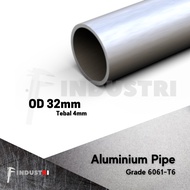 Aluminum Pipe OD 32 mm x t. 4 mm