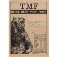 TMF Black Bear Taiwan High Gluten/ Protein Unbleached Bread Flour 1kg (HALAL)