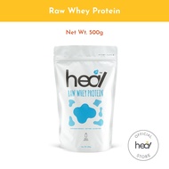 Heal Raw Concentrate Unflavored Protein Shake - Dairy Whey (15 servings) HALAL-  Meal Replacement, Diet