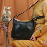 COACH古董包 A25 黑色 斜揹包 側揹 真皮【Tsubasa.Y 古著屋】