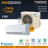 Daikin Inverter Aircon 1.5 Hp Split Type Air Conditioner FTKQ35AXVL/RKQ35AGXVL[Appliance Warehouse]
