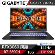 GIGABYTE 技嘉 A7 K1 17.3吋電競筆電