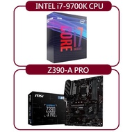 【板+U】微星 Z390-A PRO主機板+INTELi7-9700K(購買後無法退換貨)