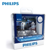 PHILIPS 飛利浦 車燈 鈦鑽光RacingVision GT+200%(H4/H7)-贈手工具燈