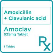 AMOCLAV Amoxicillin + Clavulanic Acid 500 mg/125 mg 1 Tablet [PRESCRIPTION REQUIRED]