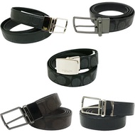 【COACH】 LOGO PVC/牛皮男款中性牛皮皮帶(均一價)