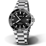【ORIS 豪利時】Aquis時間之海300米潛水錶(0173377324134-82105PEB 黑)