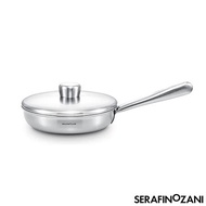 【SERAFINO ZANI】不銹鋼恆溫平底鍋-24cm