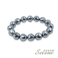 【Selene】鈦赫茲切角能量手鍊(12mm特價品)