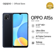 OPPO A15S - 4/64GB - 4230mAh Battery - AI Face Unlock - Gratis Ongkir