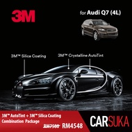 [3M MPV Gold Package] 3M Autofilm Tint and 3M Silica Glass Coating for Audi Q7 (4L), year 2006 - 2015 (Deposit Only)