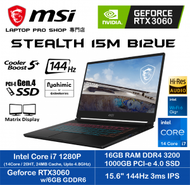 MSI - [1.8kg , i7 14核心] Stealth 15M B12UE ( i7-1280P/ 16GB RAM/ 1TB SSD/ RTX3060/ 15.6" 144Hz ) 手提電腦
