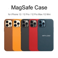 HOCE Luxury MagSafe Case For iPhone 12 Pro Leather Magsafe Cases For iPhone 12 Pro Max 12 Mini Case Magnetic Cover With Logo