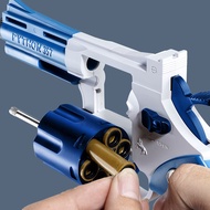 Csnoobs Outdoor Game Revolver Pistol Launcher Safe Soft Bullet Toy Gun Weapon Model Airsoft Shotgun Pistola For Kids Adu