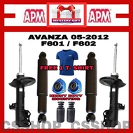 APM TOYOTA AVANZA 1.3 / 1.5   2005-2012 ( F601 / 602 ) SHOCK ABSORBER FRONT / REAR WITH SILICONE MOUNTING SUSPENSION