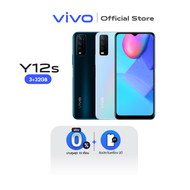 (ผ่อน0%)Vivo วีโว่ Mobile โทรศัพท์มือถือ สมาร์ทโฟน รุ่น Y12s แบตเตอรี่ 5000mAh หน้าจอ6.51นิ้ว Ram 3+32GB 6.51"" Full View Display 5000 mAh