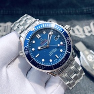 歐米茄--OMEGA 海馬300系列瑞士天文臺認證男士腕表 全自動機械機芯 精品腕錶 休閒商務手錶 鋼帶錶