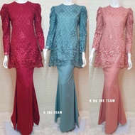 Lenny Kurung Lace Exclusive Baju Nikah Tunang Baju Raya Pengantin Bride Baju Mini Kurung Moden Wedding Dress