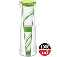 日本【HARIO】耐熱玻璃冷泡壺 (1000ml) MDN-10GP 綠色