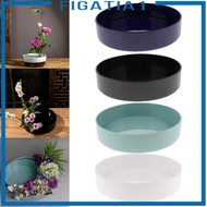 [YYDS] Plastic Round Ikebana Suiban Vase Pot Bonsai Flower Container