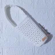MINIMALIST TUMBLER BAG | AQUA FLASK |HYDRO FLASK | Handmade • Crocheted