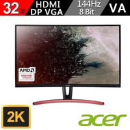 【Acer 宏碁】ED323QUR A 32型 VA 144hz 無邊框電競螢幕