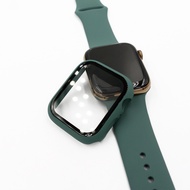 เคสโทรศัพท์Apple Watch Series 5 4 3 2 1,เคสพลาสติกแข็งกันกระแทกพร้อมฟิล์มกระจกสำหรับI Watch