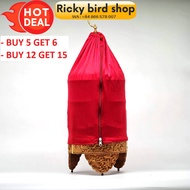 Mata Puteh Bird Cage Cloth - Red Popular Type