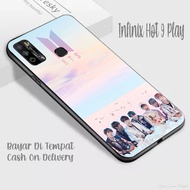 TakasihMurahh Smartphone Infinix Hot 9 Play BTS 3D / 2D FullPrinting / Flat Glossy - Case Hp - Case Handphone Infinix hot 9 - Hard Case - Case 3D / 2D - Casing hp - Casing - Case Oppo - Case Vivo - Case Samsung - Case Redmi - Case Realme