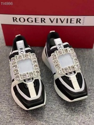 Roger Vivier 🌟 新款🌟 Go 織帶鑽扣運動鞋