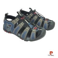 【pierre cardin 皮爾卡登】護趾涼鞋-灰