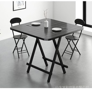 TLQ Foldable table square table rectangle dining table small table